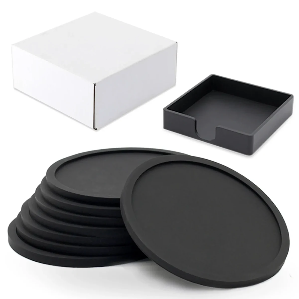 Non-Slip Silicone Drink Coasters 1