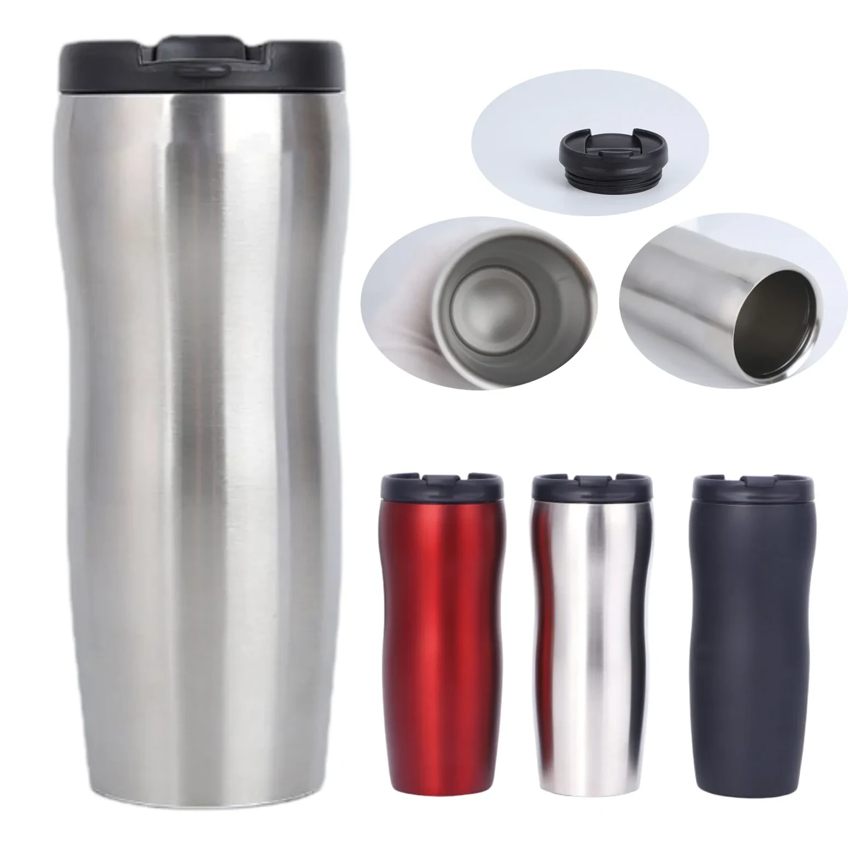 Stainless Steel Vacuum Insulated Peanut-Shaped Cup 1
