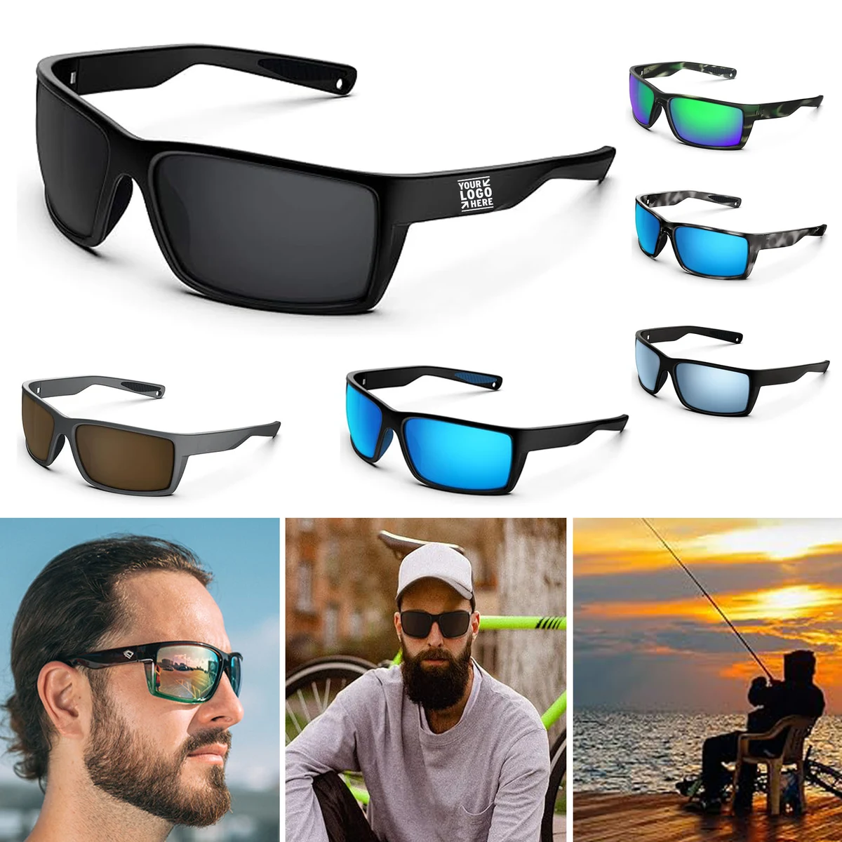 Ultra-light Flexible Frame Cycling Driving Fishing Mountaineering TR24 Sports Polarized Sunglasses 1