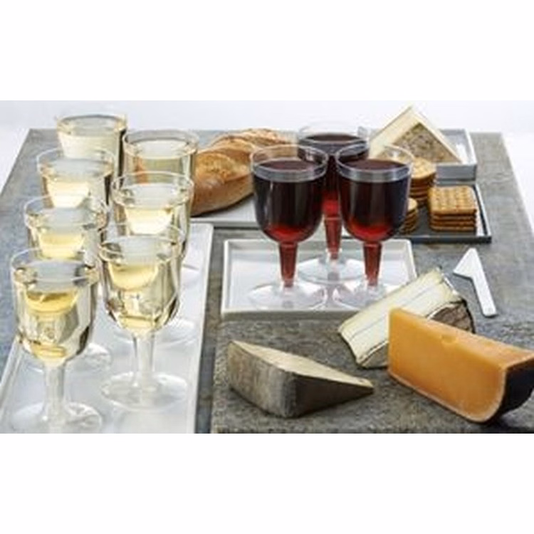 Clear 350 Ml Party Essentials Hard Plastic Wine Glass
