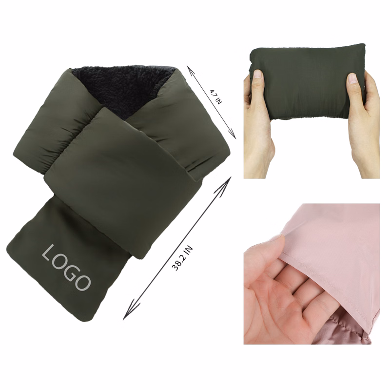 MOQ 10 PCS High - Quality Winter Fleece Thermal Scarf