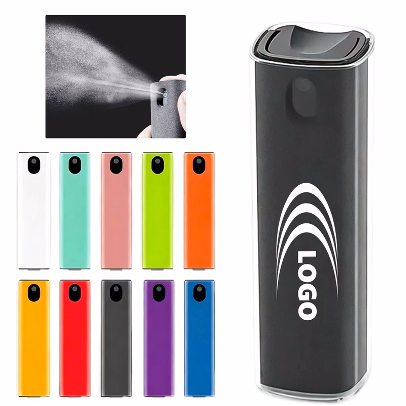 2 in 1 Screen Cleaner Spray with Built-in Microfiber Cloth