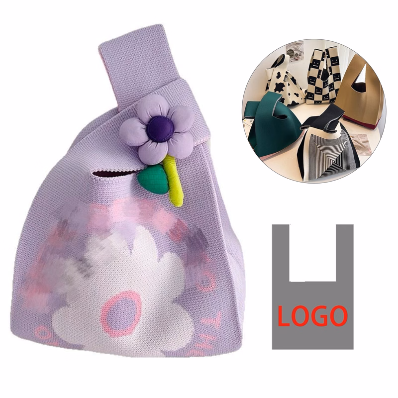 Cute And Soft Pattern Joker Portable Knitting Bag