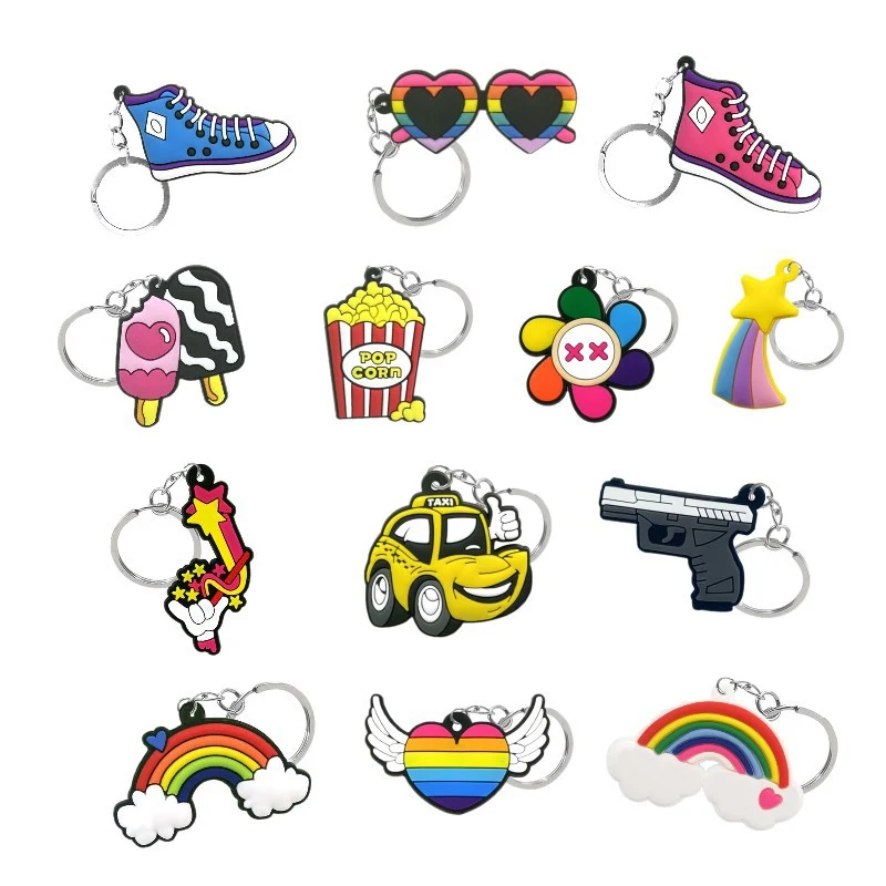 Custom Logo and Shape PVC Keychain 1