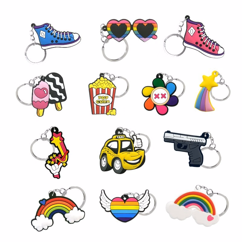 Custom Logo and Shape PVC Keychain