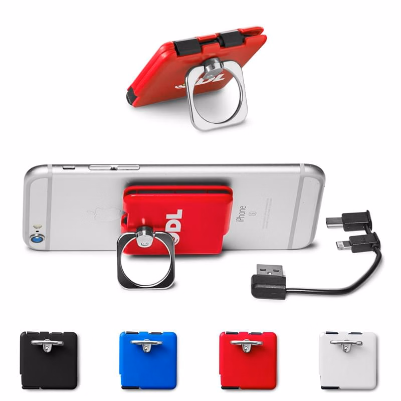 Square Charging Cable & Phone Stand