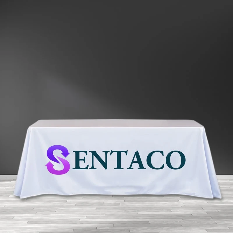 6FT Trade Show Table Cover - Full Color Imprint 1