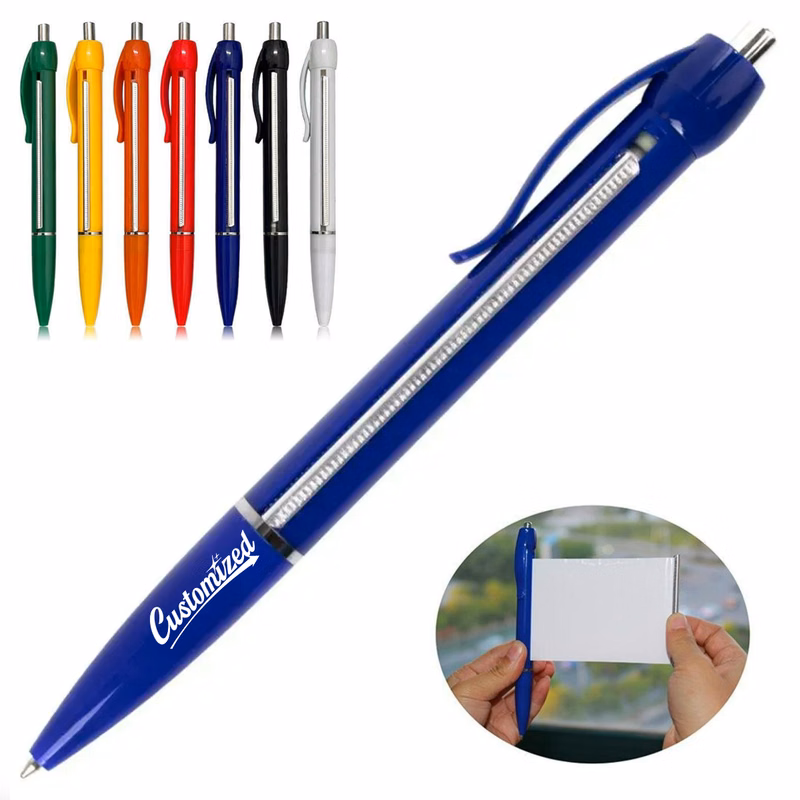 Custom Retractable Pull Out Advertising Scroll Ballpoint Pen