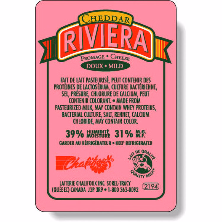 Fluorescent Red Paper Roll Labels Stock Rectangle (2"x3")