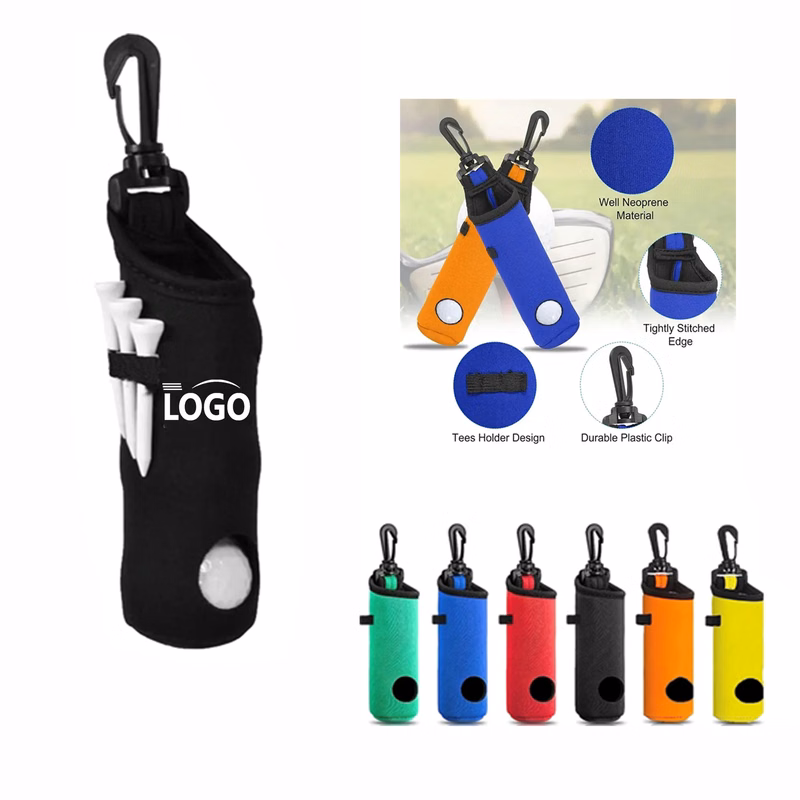Golf Ball Tee Holder Neoprene MOQ 10 pcs