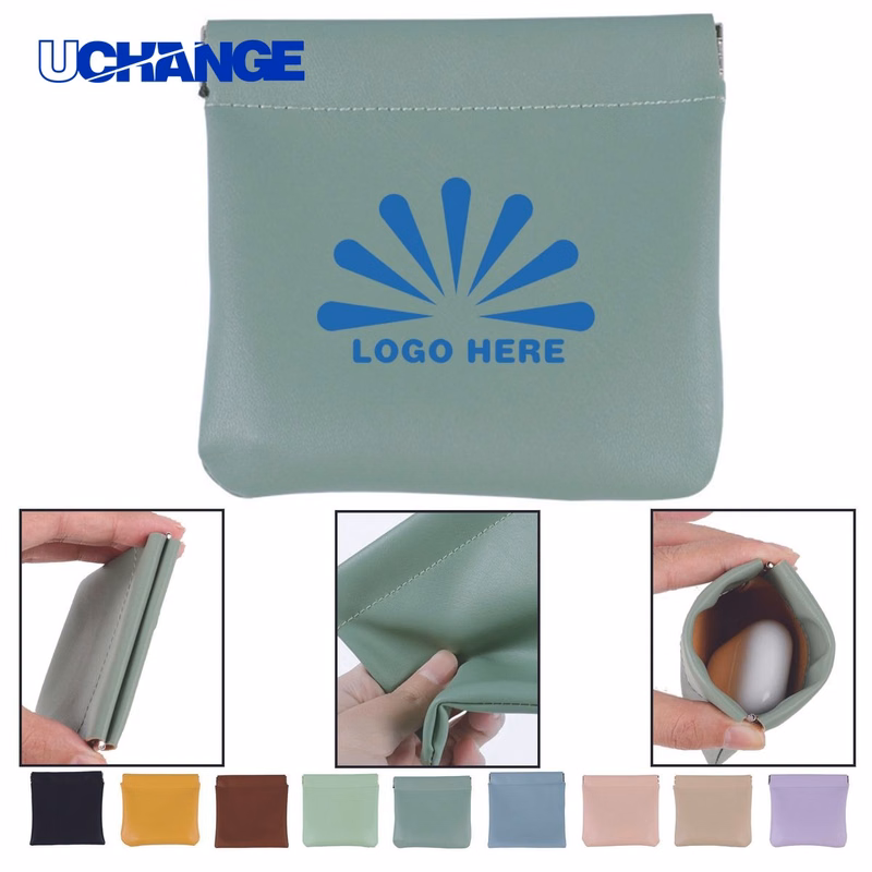 Full Color PU Leather Storage Pouch Bag