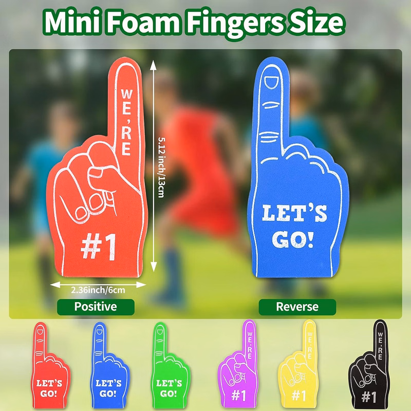 Custom Mini EVA/Sponge Foam Cheering Finger Covers
