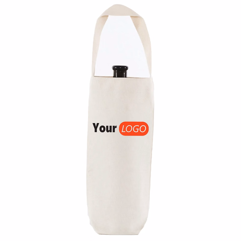 Polyester-Cotton Blend Wine Tote Bag