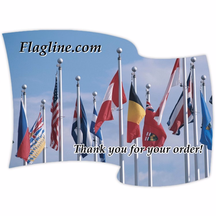 Vinyl Label Calendar (4.117"x 5.534") Flag