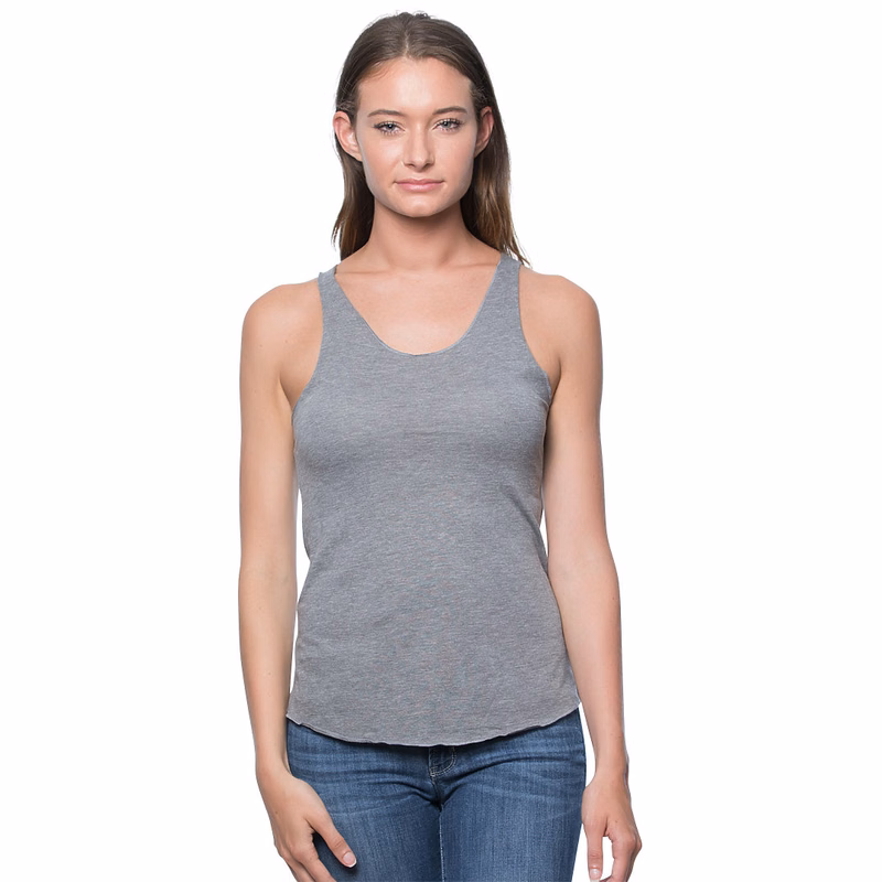 Women's Viscose Bamboo Organic Raw Edge Tank Top