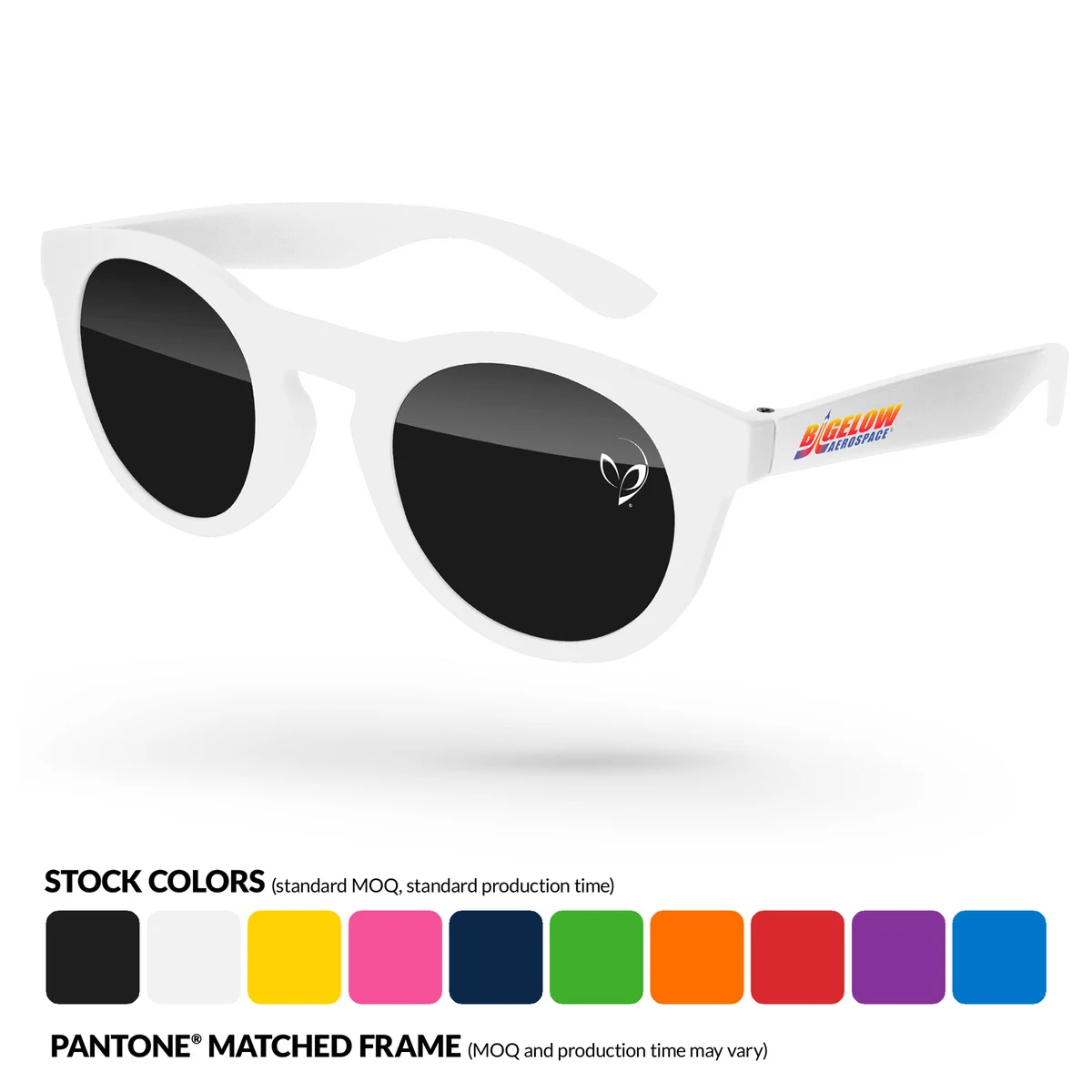 Andy Promotional Sunglasses w/ Full Color Temple Imprint 1