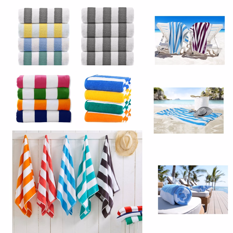 Two Color Striped Towel