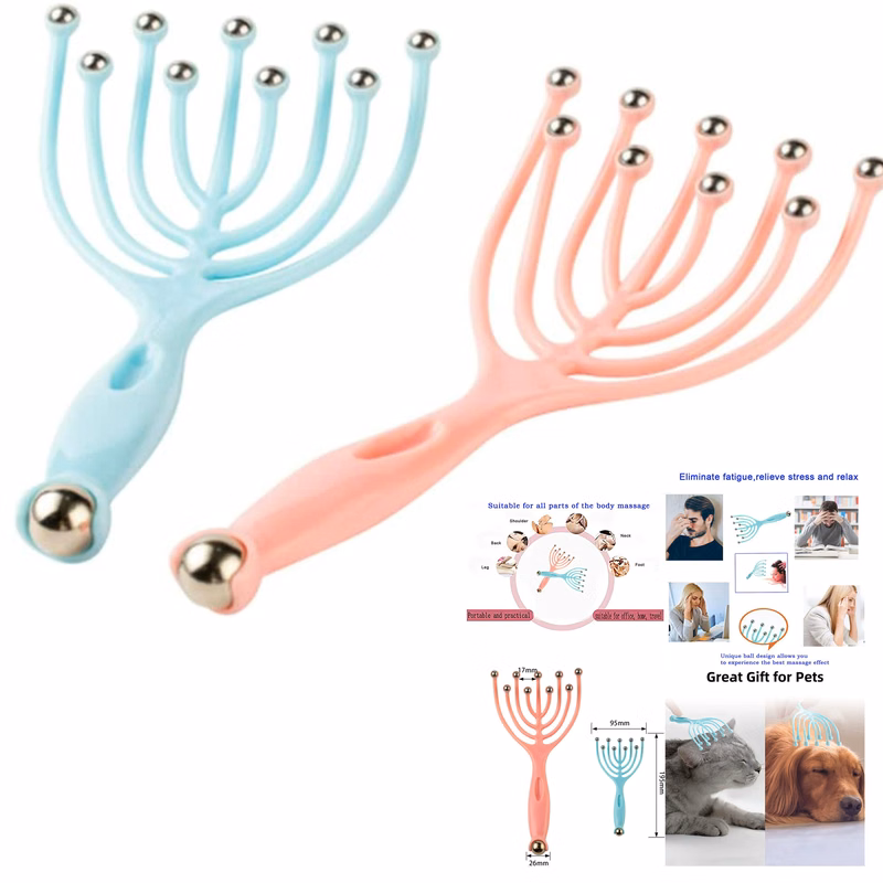 2 Pieces Head Massager