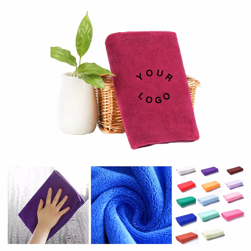 Absorbent Microfiber Cloth for Drying or Polishing