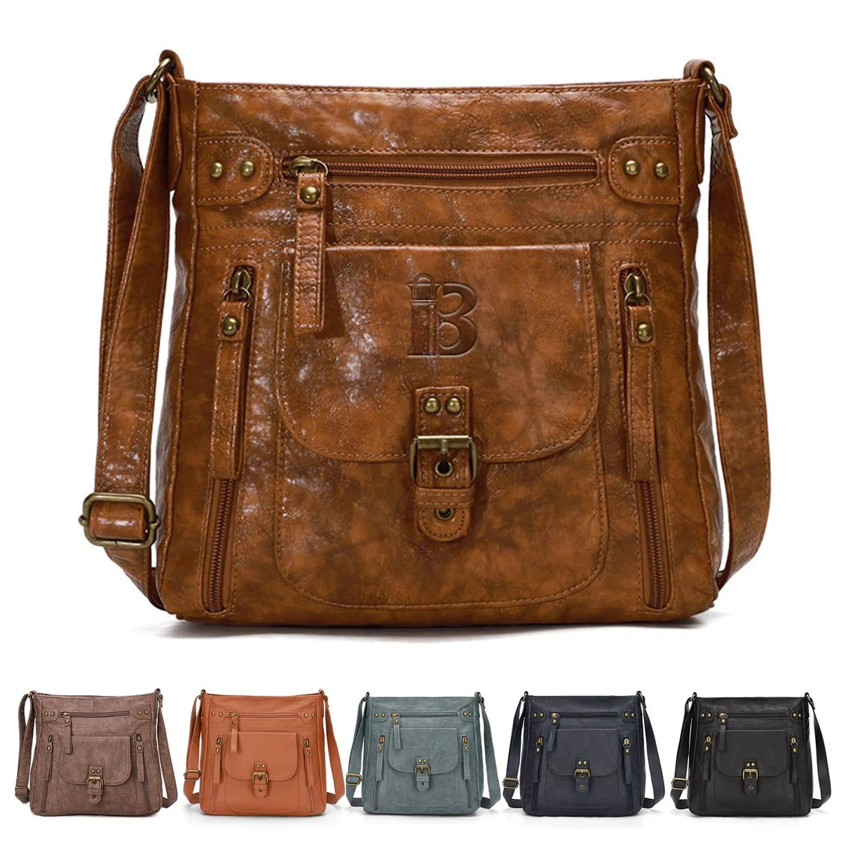 PU Leather Crossbody Shoulder Bags 1