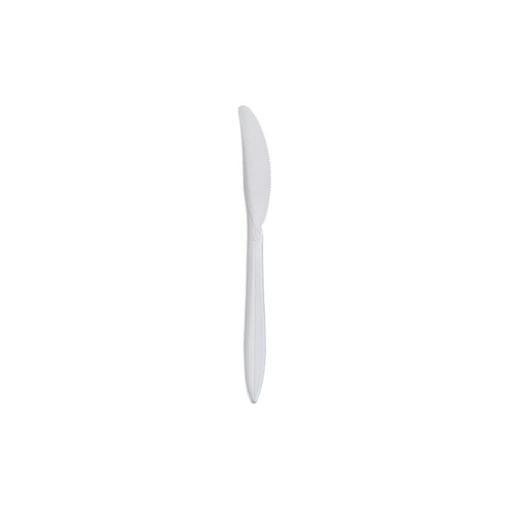 Plastic Knives - White Medium Weight 1000-Pack 1