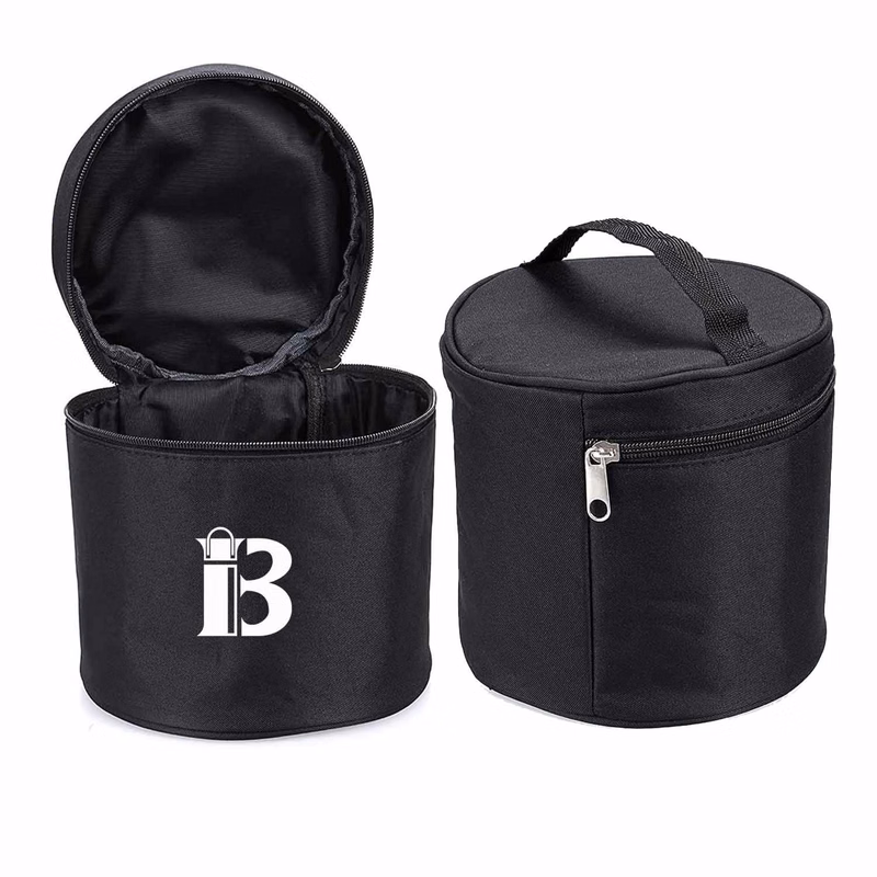 Large-capacity cylindrical storage stationery bag