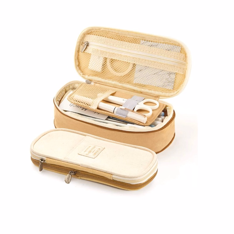 Big Capacity 3 Layers Fodable Pencil Case