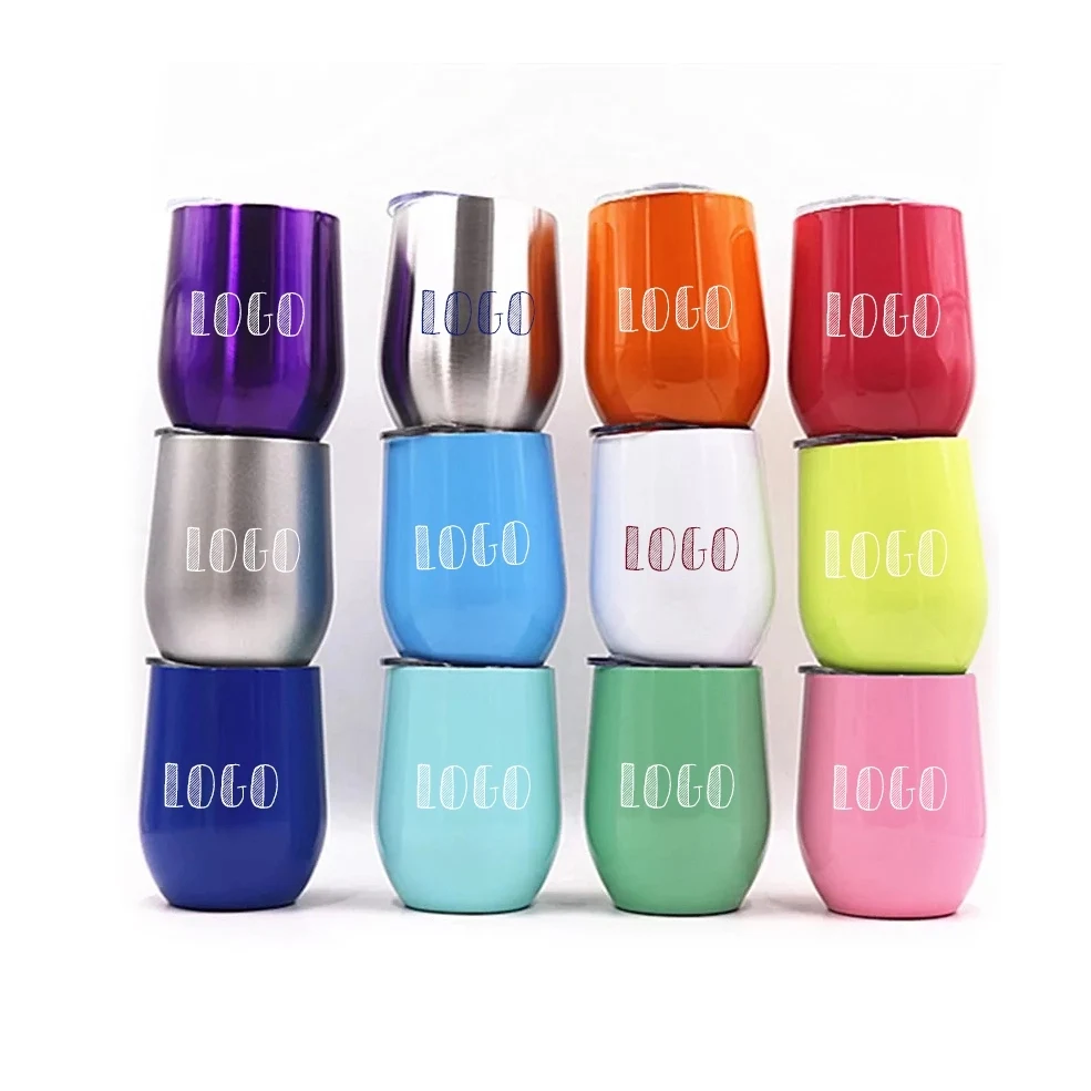 12 oz Stainless Steel Wine Mug 1