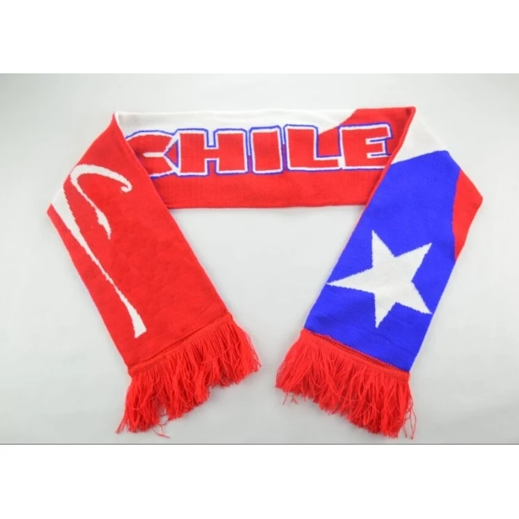 Custom Knitted Fan Scarf 1
