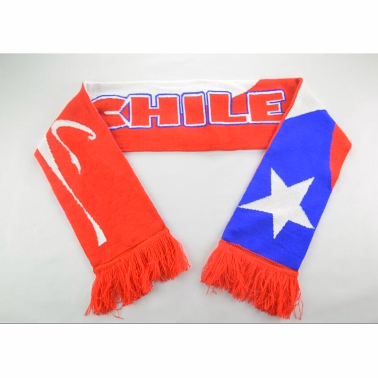 Custom Knitted Fan Scarf