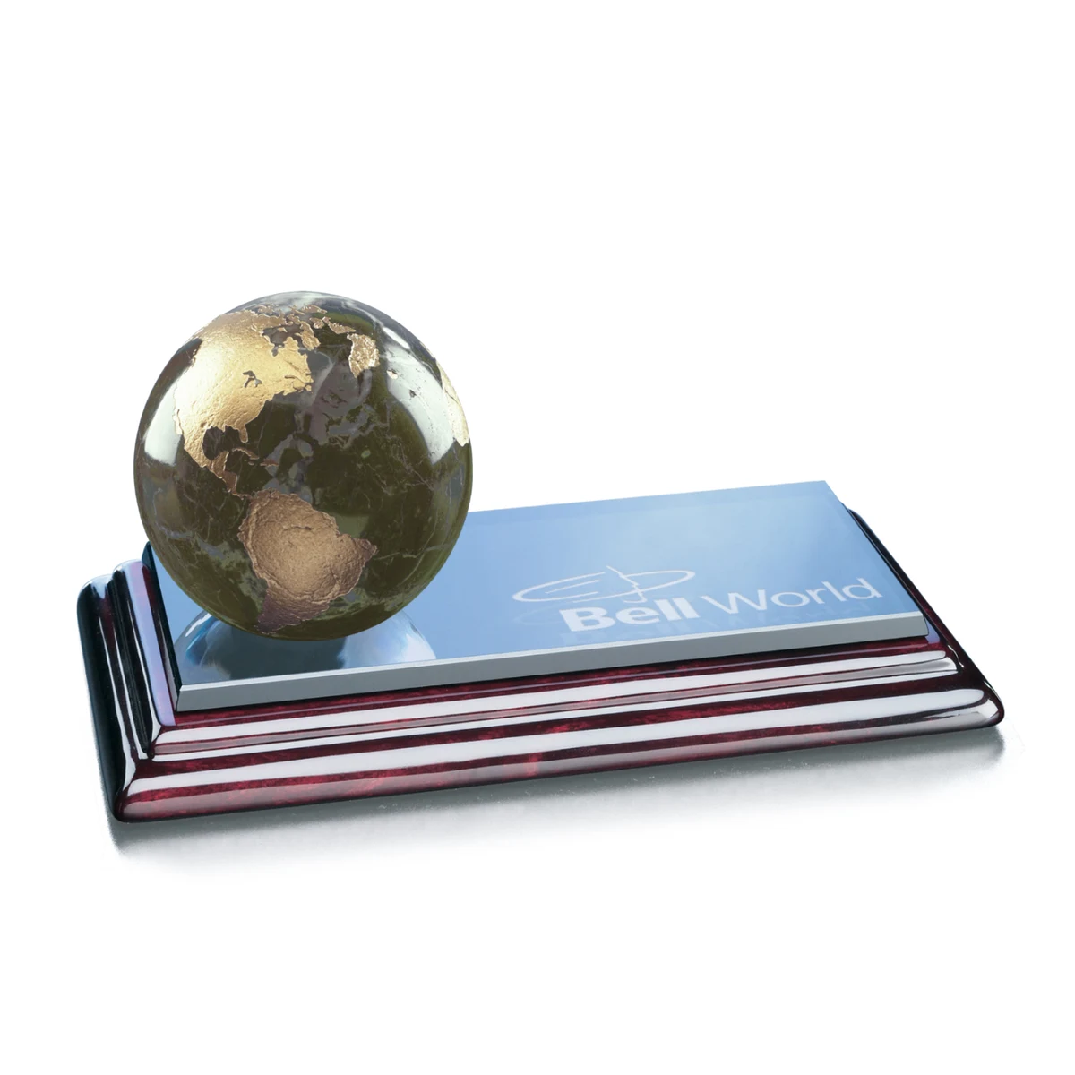 Marble Globe on Sommerville Base - Green 1