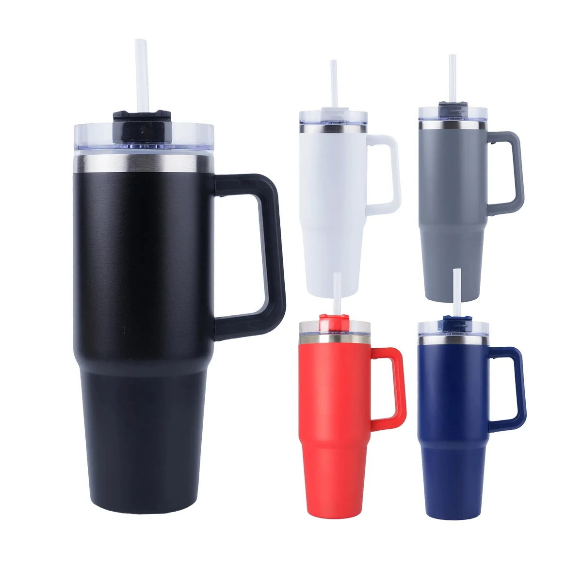 30oz - Stainless Double Wall Handle Mug 1