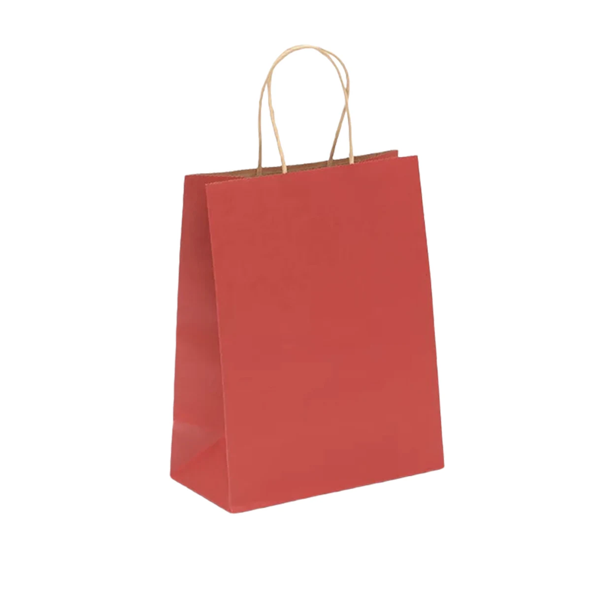 MOQ 100 PCS Durable Kraft Paper Handbag 1