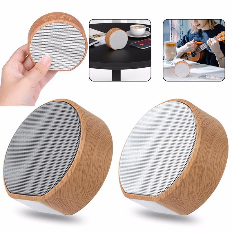 Portable mini Wooden Bluetooth Speaker