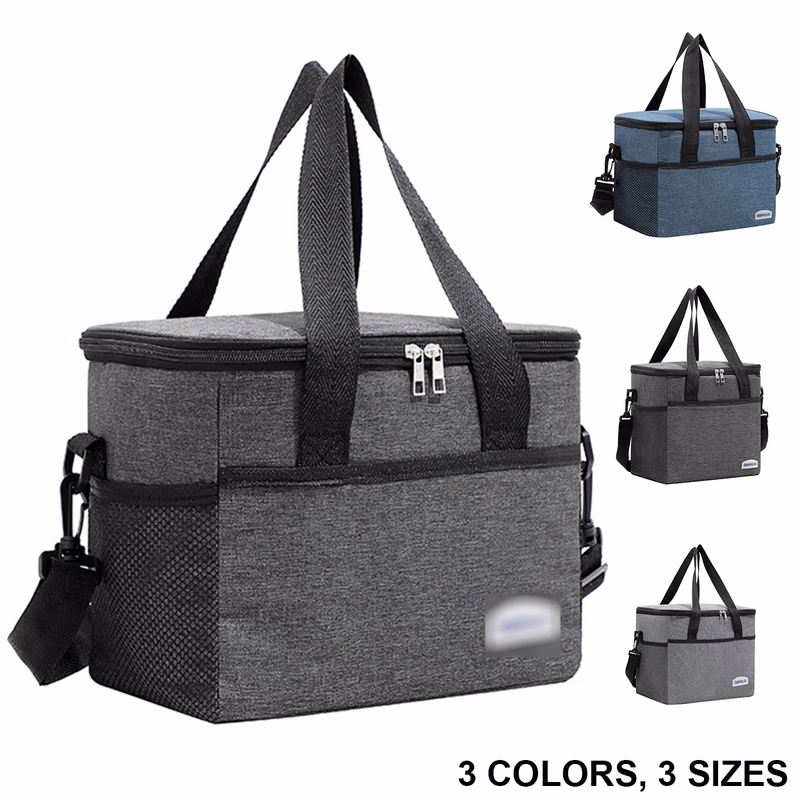 Insulated Lunch Bag With Adjustable Shoulder Strap