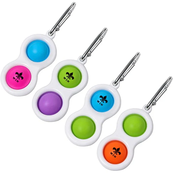 Pop Bubble Sensory Fidget Toy Keychain 1