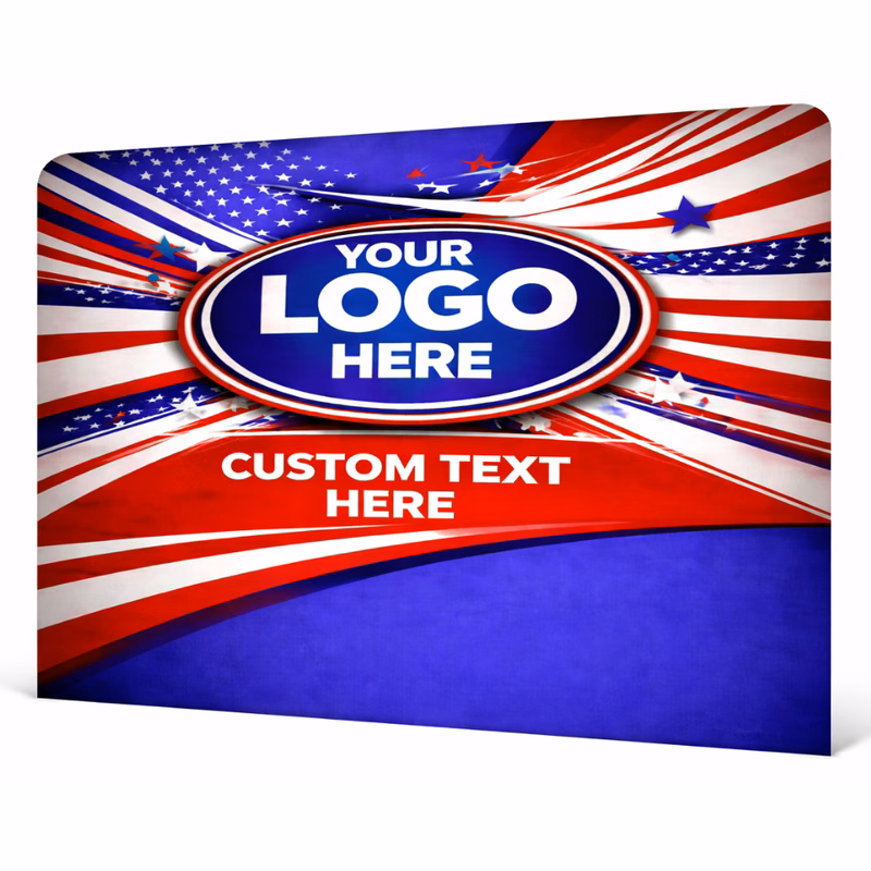 8' Indoor Show Tube Display with One Side Graphics - Replacement