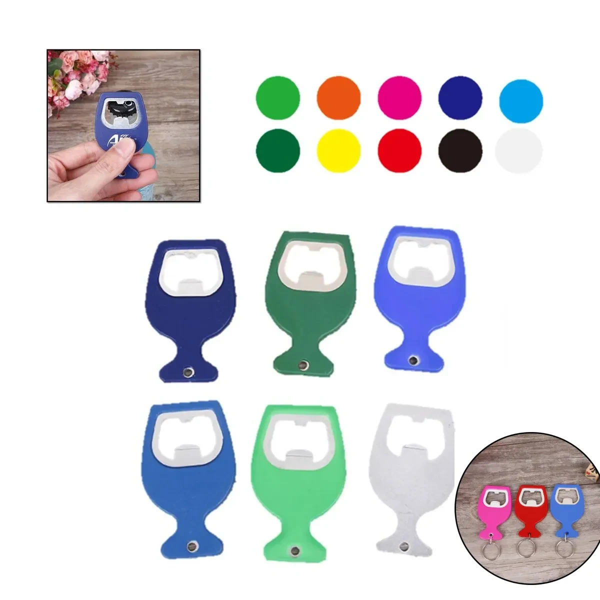 Custom Goblet Shape Beer Bottle Opener 1
