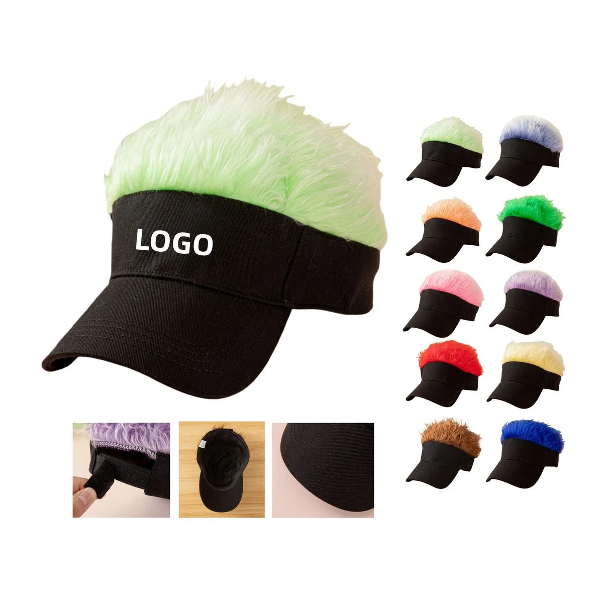 Wig Baseball Cap 1