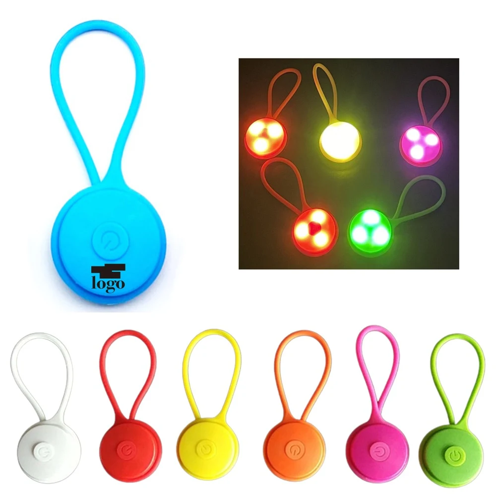 Silicone Backpack Bicycle Rear Light 1