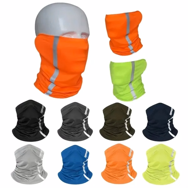 Custom 13.4" Quick-Dry Polyester Neck Gaiter — Sweat Wicking Sun Protection
