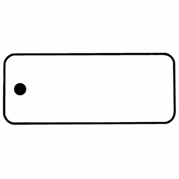 Rectangle 12 Key Tag - Spot Color