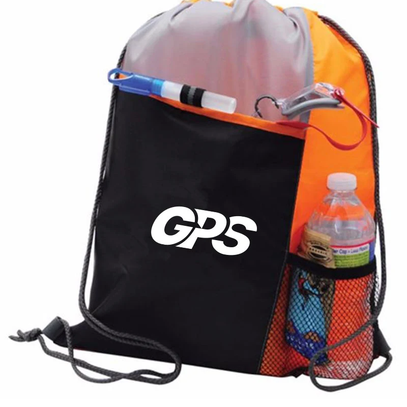 Sprint Angled Drawstring Sports Pack w/Pockets 1