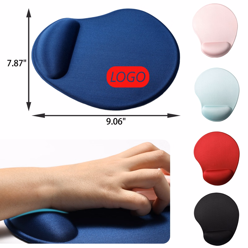 MOQ 50 PCS Soft Silicone Wrist Rest Mouse Pad