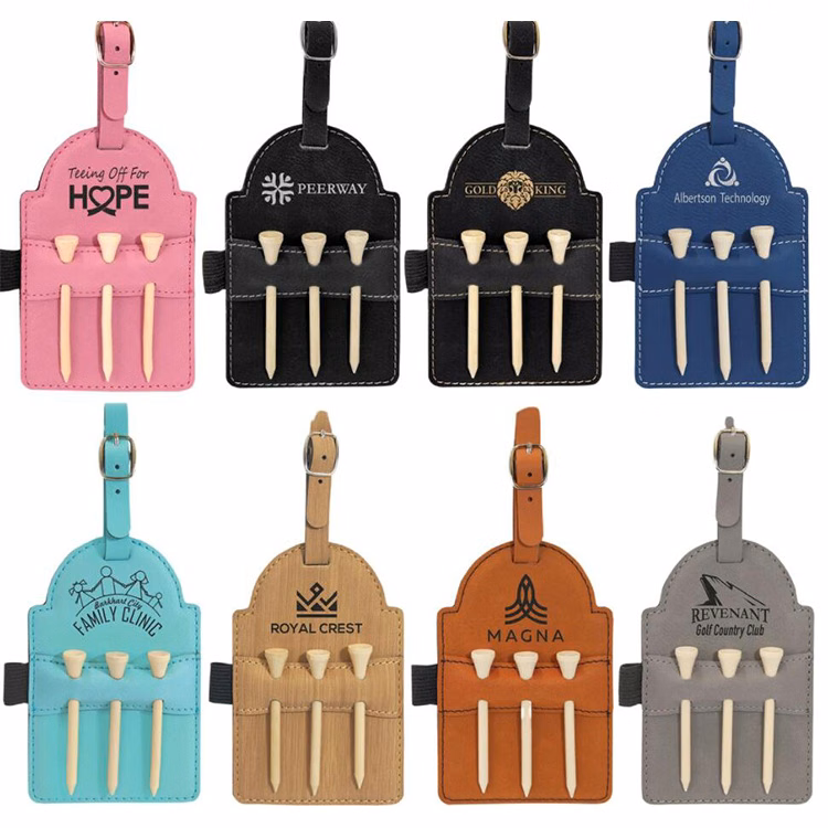 Golf Bag Tag Tee Holder