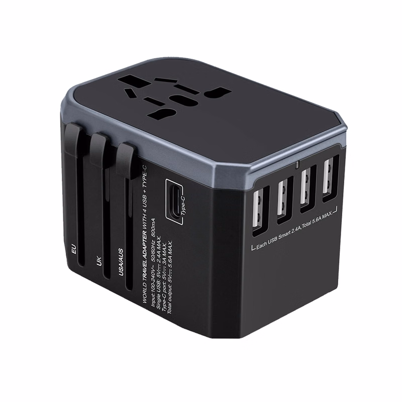 4 USB Travel Universal Adapter