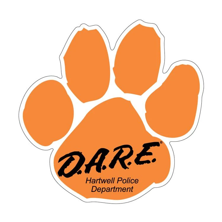 Custom 5.75" Paw Print Car Magnet 1