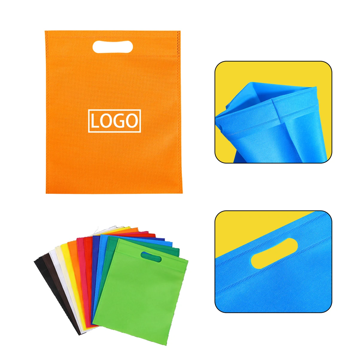Flat-mouthed Non-Woven Shopping Bag 1