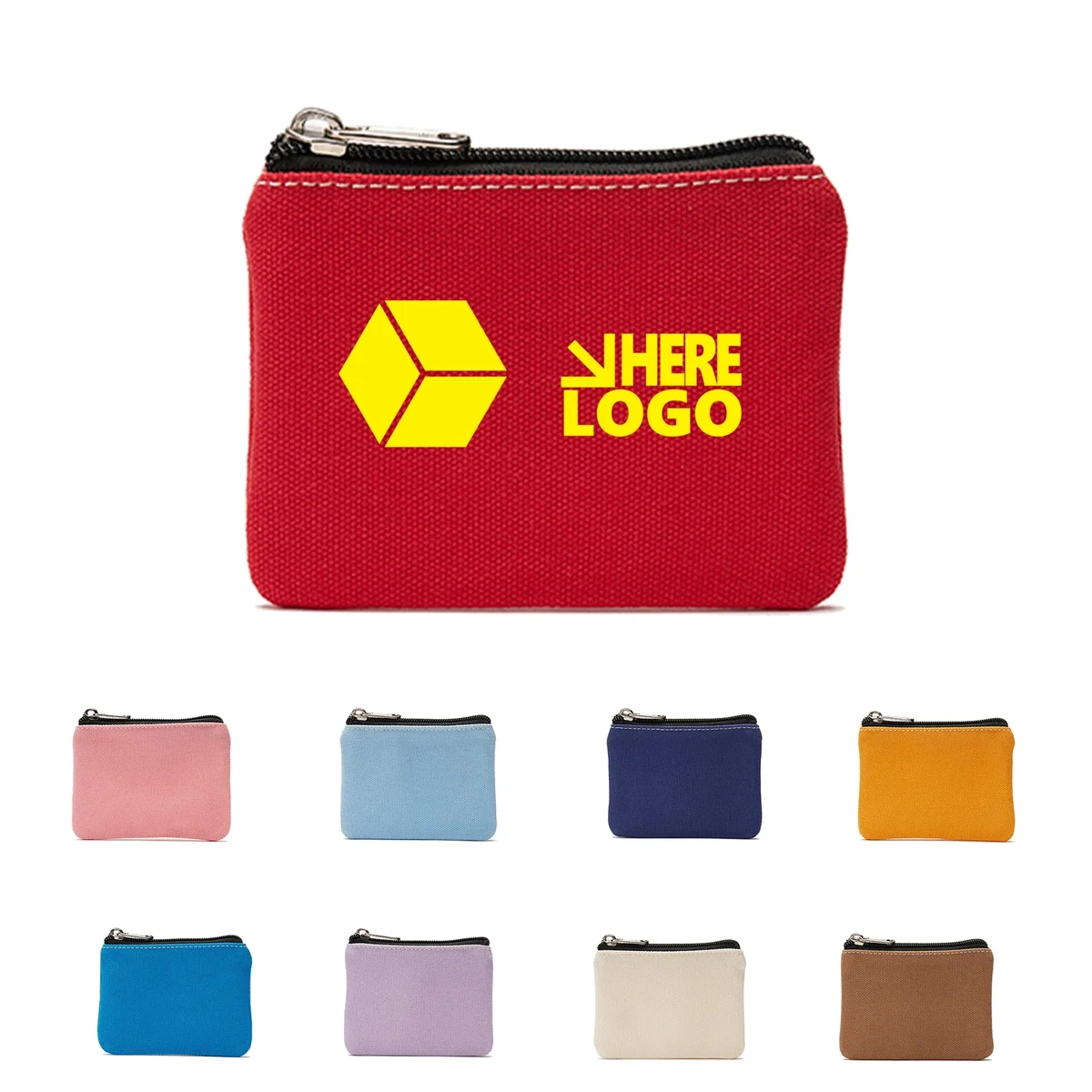 Canvas Coin Purse Change Cash Bag 1