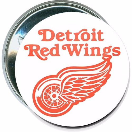 Detriot Red Wings, 1, Hockey Button